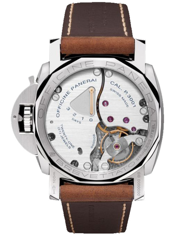 see through case of PAM00422 watch