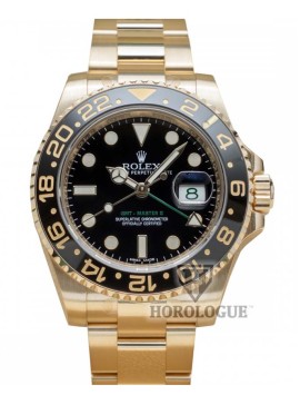 all gold rolex gmt with black dial
