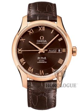 Omega De Ville Co-Axial Annual Calendar brown Watch