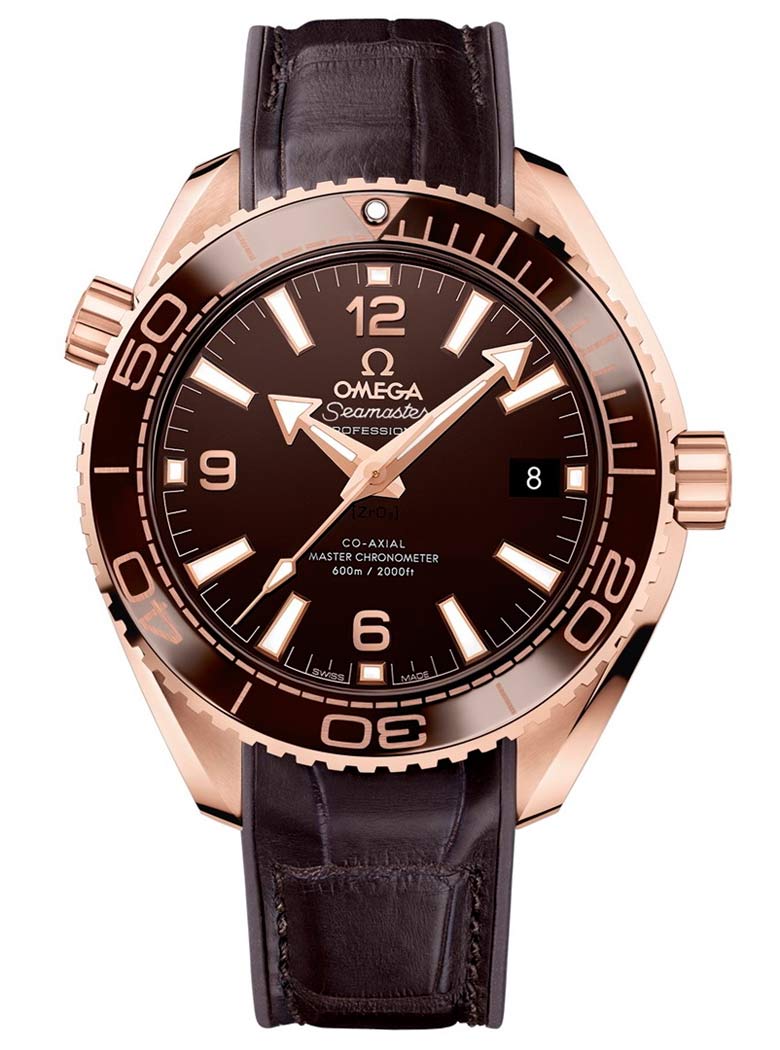 Omega Seamaster Planet Ocean 600m Master Chronometer 39.5mm Sedna Gold