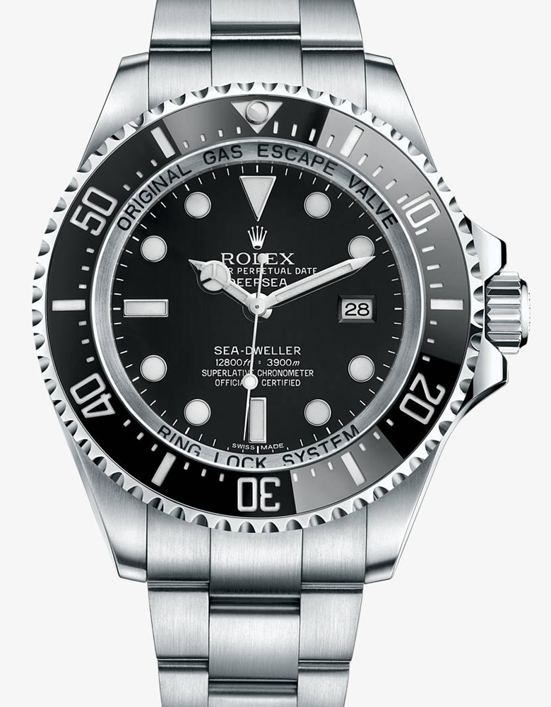 3900 meters Rolex Deep Sea Black Watch