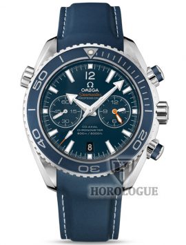 Omega Seamaster Planet Ocean Titanium case, blue dial and blue rubber band