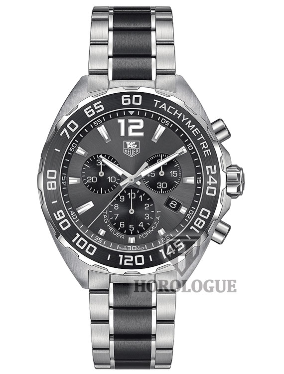 Formula 1 TAG with anthracite dial and ceramic bezel